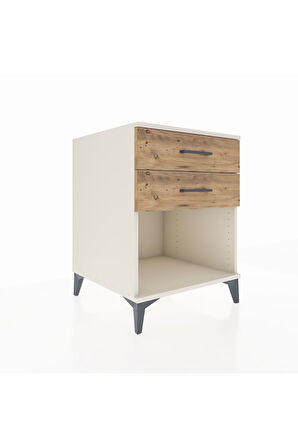 Kronos Komodin 2 Çekmeceli 60x59x80 Aytaşı-Çam