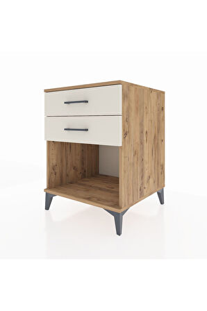 Kronos Komodin 2 Çekmeceli 60x59x80 Çam-Aytaşı