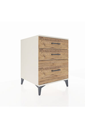 Kronos Komodin 3 Çekmeceli 60x59x80 Aytaşı-Çam
