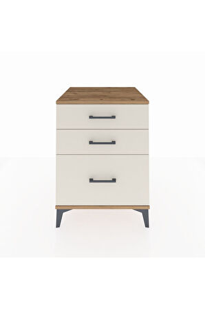 Kronos Komodin 3 Çekmeceli 60x59x80 Çam-Aytaşı