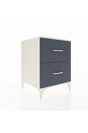 Kronos Komodin 2 Çekmeceli 60x59x80 Aytaşı-Antrasit