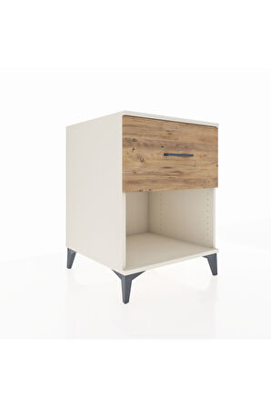 Kronos Komodin Tek Çekmeceli 60x59x80 Aytaşı-Çam