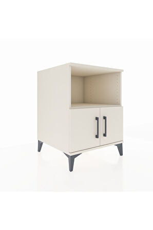 Kronos Komodin 2 Raflı 2 Kapaklı 60x59x80 Aytaşı-Aytaşı