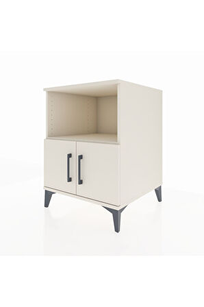 Kronos Komodin 2 Raflı 2 Kapaklı 60x59x80 Aytaşı-Aytaşı