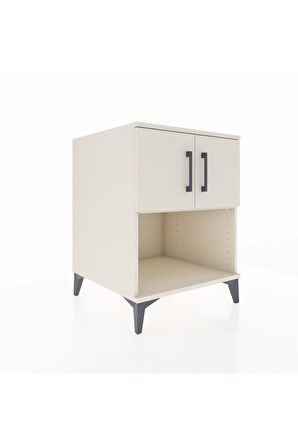 Kronos Komodin 2 Raflı 2 Kapaklı 60x59x80 Aytaşı-Aytaşı