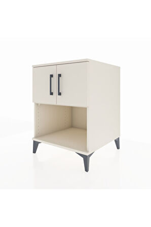 Kronos Komodin 2 Raflı 2 Kapaklı 60x59x80 Aytaşı-Aytaşı
