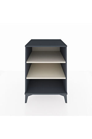 Kronos Komodin 2 Raflı 60x59x80 Antrasit-Aytaşı