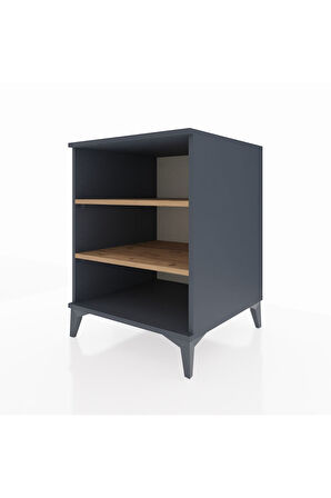 Kronos Komodin 2 Raflı 60x59x80 Antrasit-Çam