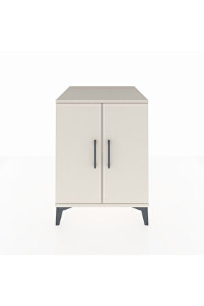 Kronos Komodin Tek Raflı 2 Kapaklı 60x59x80 Aytaşı-Aytaşı