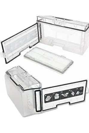 Roborock S7 Plus Pro Max Ultra Uyumlu Çöp - Toz Haznesi