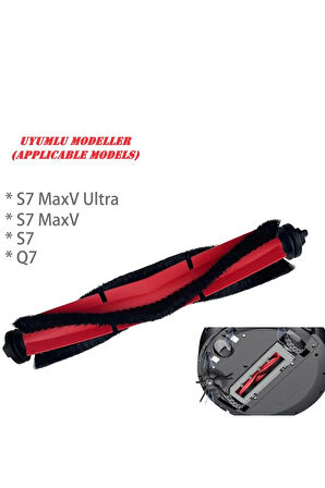 Roborock Q7 Max S7 Sonic Mopping S7 Pro Ultra Uyumlu Kıl Ana Fırça 1 Adet