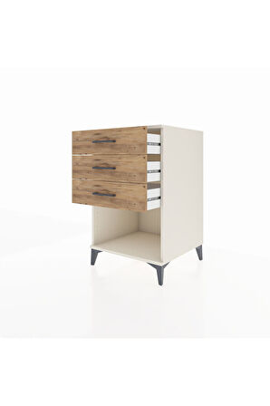 Kronos Komodin 3 Çekmeceli 60x59x96 Aytaşı-Çam