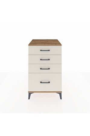 Kronos Komodin 4 Çekmeceli 60x59x96 Çam-Aytaşı