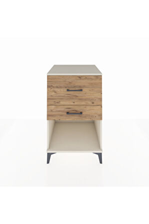 Kronos Komodin 2 Çekmeceli 60x59x96 Aytaşı-Çam