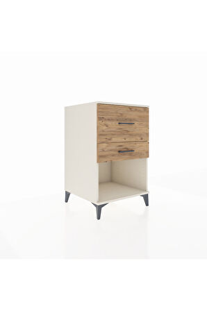 Kronos Komodin 2 Çekmeceli 60x59x96 Aytaşı-Çam
