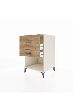 Kronos Komodin 2 Çekmeceli 60x59x96 Aytaşı-Çam