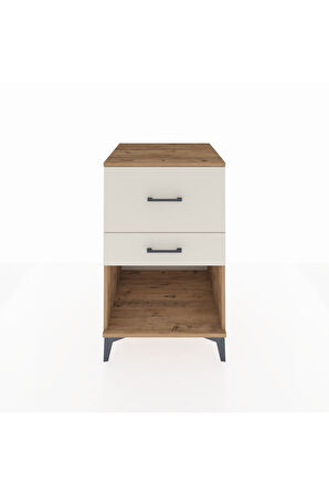 Kronos Komodin 2 Çekmeceli 60x59x96 Çam-Aytaşı
