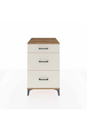 Kronos Komodin 3 Çekmeceli 60x59x96 Çam-Aytaşı