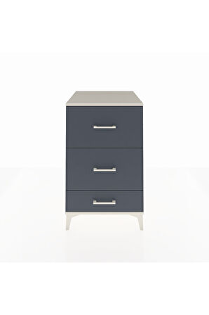 Kronos Komodin 3 Çekmeceli 60x59x96 Aytaşı-Antrasit