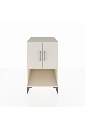 Kronos Komodin 2 Raflı 2 Kapaklı 60x59x96 Aytaşı-Aytaşı