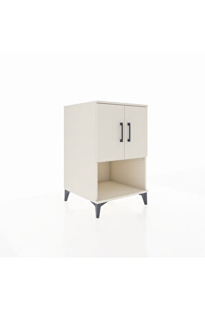 Kronos Komodin 2 Raflı 2 Kapaklı 60x59x96 Aytaşı-Aytaşı