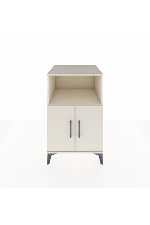 Kronos Komodin 2 Raflı 2 Kapaklı 60x59x96 Aytaşı-Aytaşı