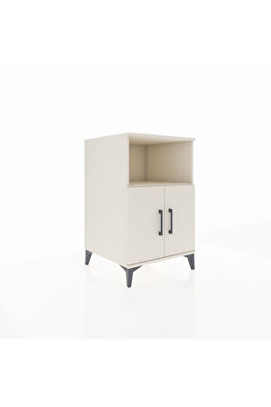 Kronos Komodin 2 Raflı 2 Kapaklı 60x59x96 Aytaşı-Aytaşı