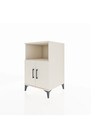 Kronos Komodin 2 Raflı 2 Kapaklı 60x59x96 Aytaşı-Aytaşı