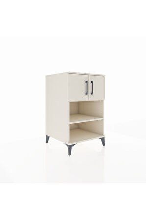 Kronos Komodin 2 Raflı 2 Kapaklı 60x59x96 Aytaşı-Aytaşı
