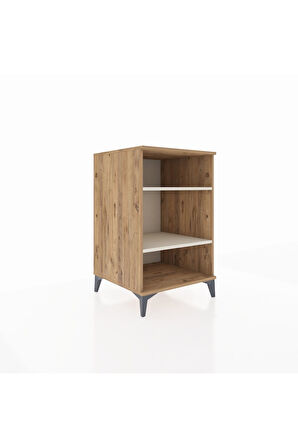 Kronos Komodin 2 Raflı 60x59x96 Çam-Aytaşı