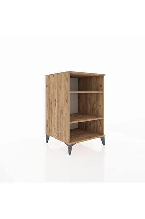 Kronos Komodin 2 Raflı 60x59x96 Çam-Çam