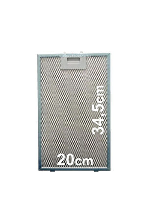 3421 İçin Davlumbaz Aspiratör 200X345 Alüminyum Yağ Süzgeç Tel Kaset Filtre