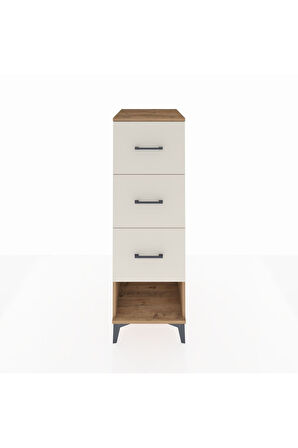 Kronos Dolap 3 Çekmeceli 44x59x134 Çam-Aytaşı