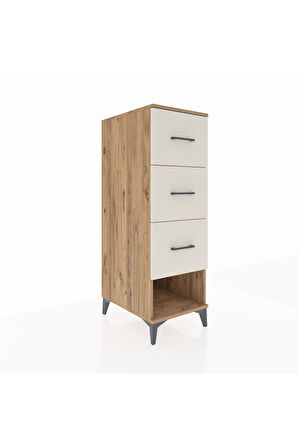 Kronos Dolap 3 Çekmeceli 44x59x134 Çam-Aytaşı
