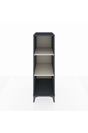 Kronos Dolap 2 Raflı 44x59x134 Antrasit-Aytaşı