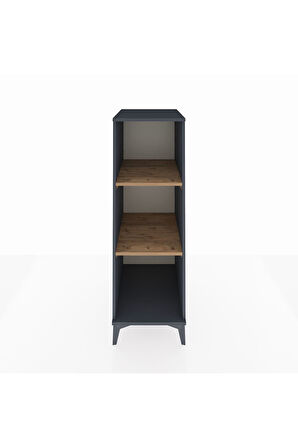 Kronos Dolap 2 Raflı 44x59x134 Antrasit-Çam