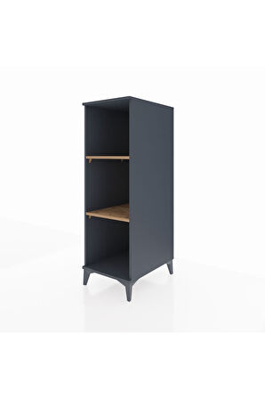 Kronos Dolap 2 Raflı 44x59x134 Antrasit-Çam