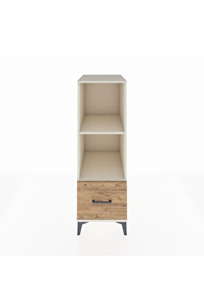 Kronos Dolap 2 Raflı Tek Çekmeceli 44x59x134 Aytaşı-Çam