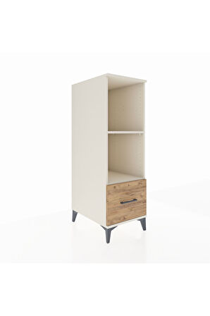 Kronos Dolap 2 Raflı Tek Çekmeceli 44x59x134 Aytaşı-Çam
