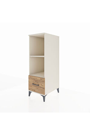 Kronos Dolap 2 Raflı Tek Çekmeceli 44x59x134 Aytaşı-Çam