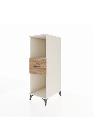Kronos Dolap Tek Raflı Tek Çekmeceli 44x59x134 Aytaşı-Çam