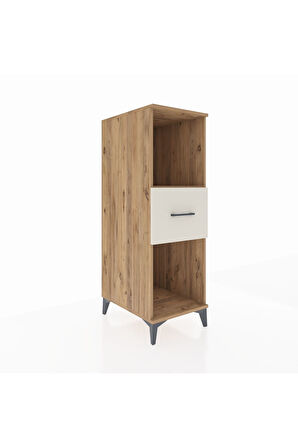 Kronos Dolap Tek Raflı Tek Çekmeceli 44x59x134 Çam-Aytaşı