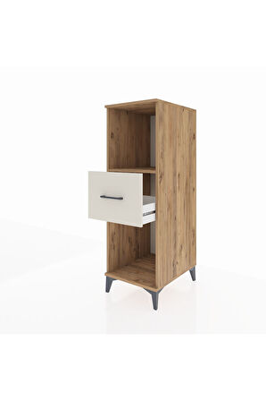 Kronos Dolap Tek Raflı Tek Çekmeceli 44x59x134 Çam-Aytaşı