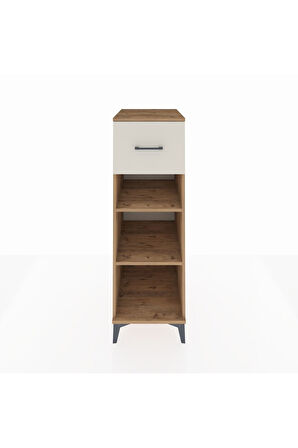 Kronos Dolap 2 Raflı Tek Çekmeceli 44x59x134 Çam-Aytaşı