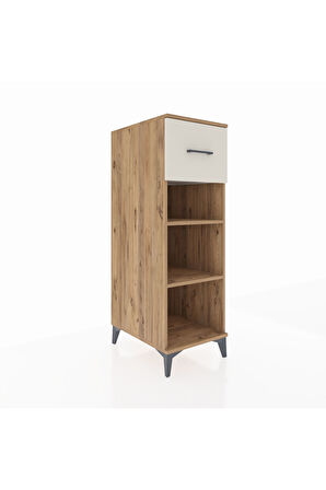 Kronos Dolap 2 Raflı Tek Çekmeceli 44x59x134 Çam-Aytaşı
