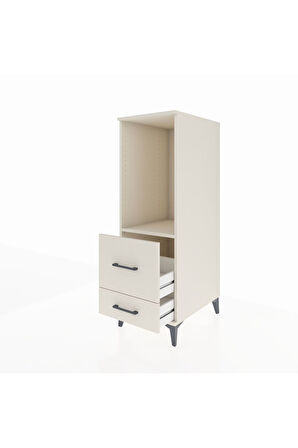 Kronos Dolap Tek Raflı 2 Çekmeceli 44x59x134 Aytaşı-Aytaşı
