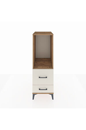 Kronos Dolap Tek Raflı 2 Çekmeceli 44x59x134 Çam-Aytaşı