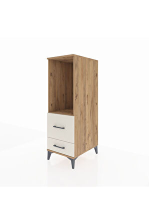 Kronos Dolap Tek Raflı 2 Çekmeceli 44x59x134 Çam-Aytaşı
