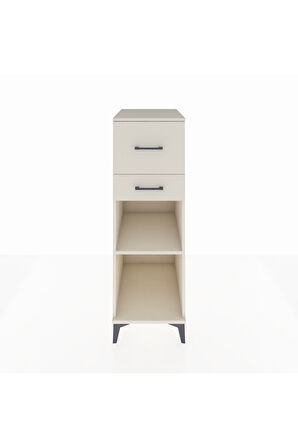Kronos Dolap Tek Raflı 2 Çekmeceli 44x59x134 Aytaşı-Aytaşı