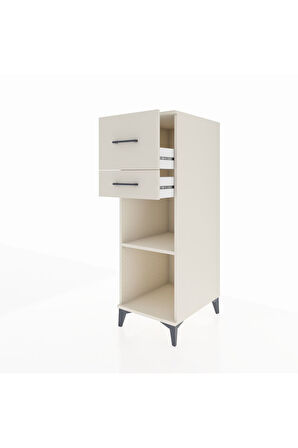 Kronos Dolap Tek Raflı 2 Çekmeceli 44x59x134 Aytaşı-Aytaşı